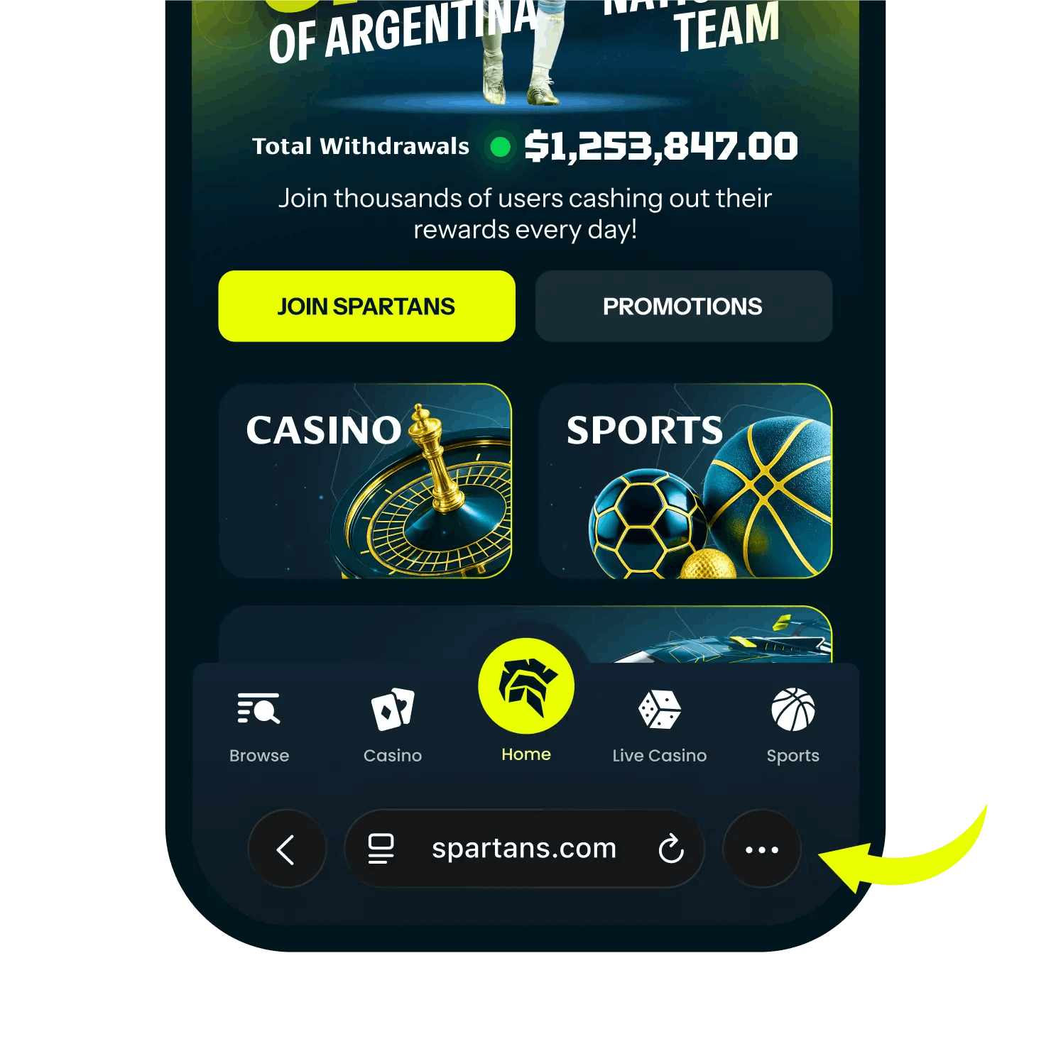 openSpartansInSafari